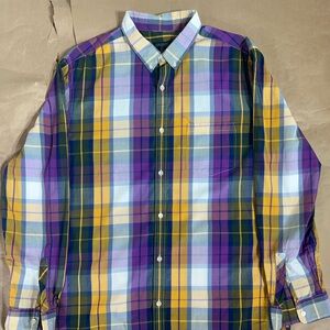 DKNY Multicolor Plaid Men's Shirt